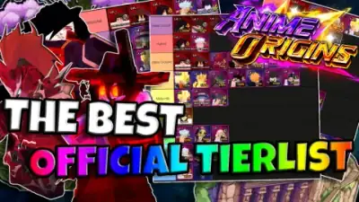 The New *BEST* Official Tier List Anime Origins!